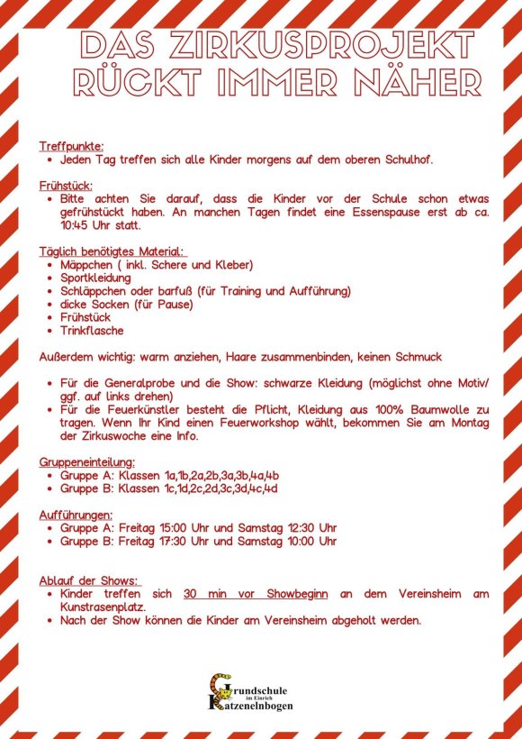 Kopie von Rot Gelb Zirkusdirektor Zirkus Einladung (A4) - 3