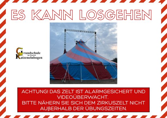 Kopie von Rot Gelb Zirkusdirektor Zirkus Einladung (A4 (Querformat)) - 15