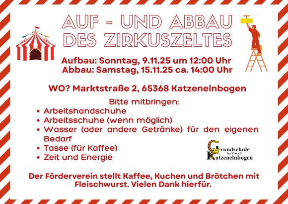 Kopie von Rot Gelb Zirkusdirektor Zirkus Einladung (A4 (Querformat)) - 9